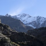 Un randonneur s'est tué dans les montagnes près de Gadmen dans le canton de Berne vendredi. KEYSTONE/GAETAN BALLY
